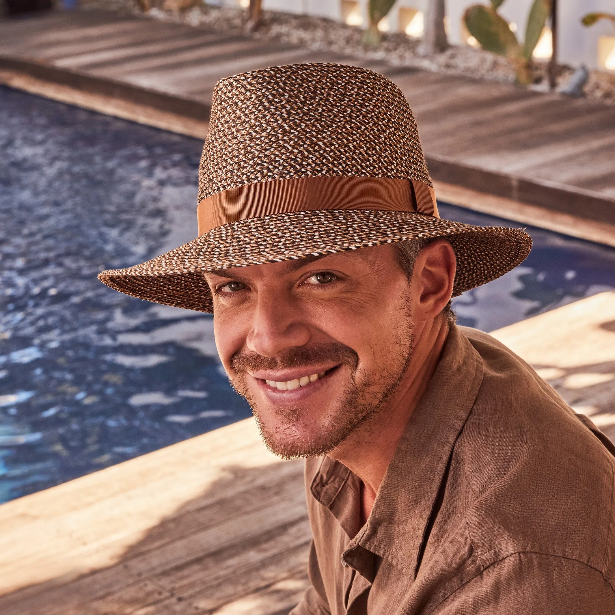 Rowan Fedora Hat - Brown