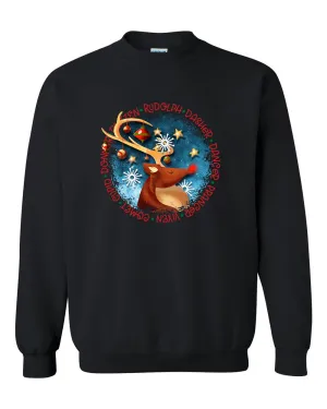 Rudolf dasher Christmas Sweatshirt
