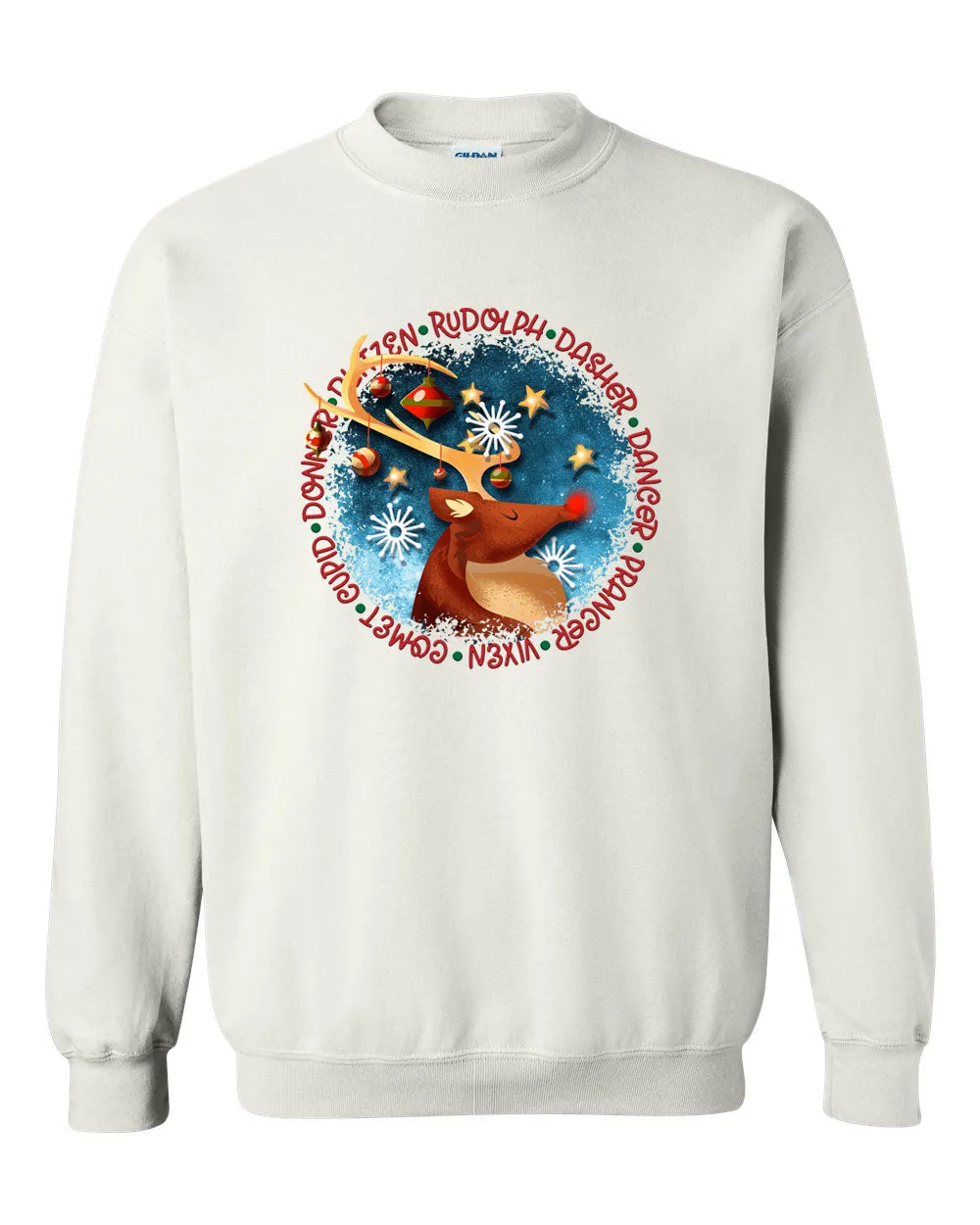 Rudolf dasher Christmas Sweatshirt