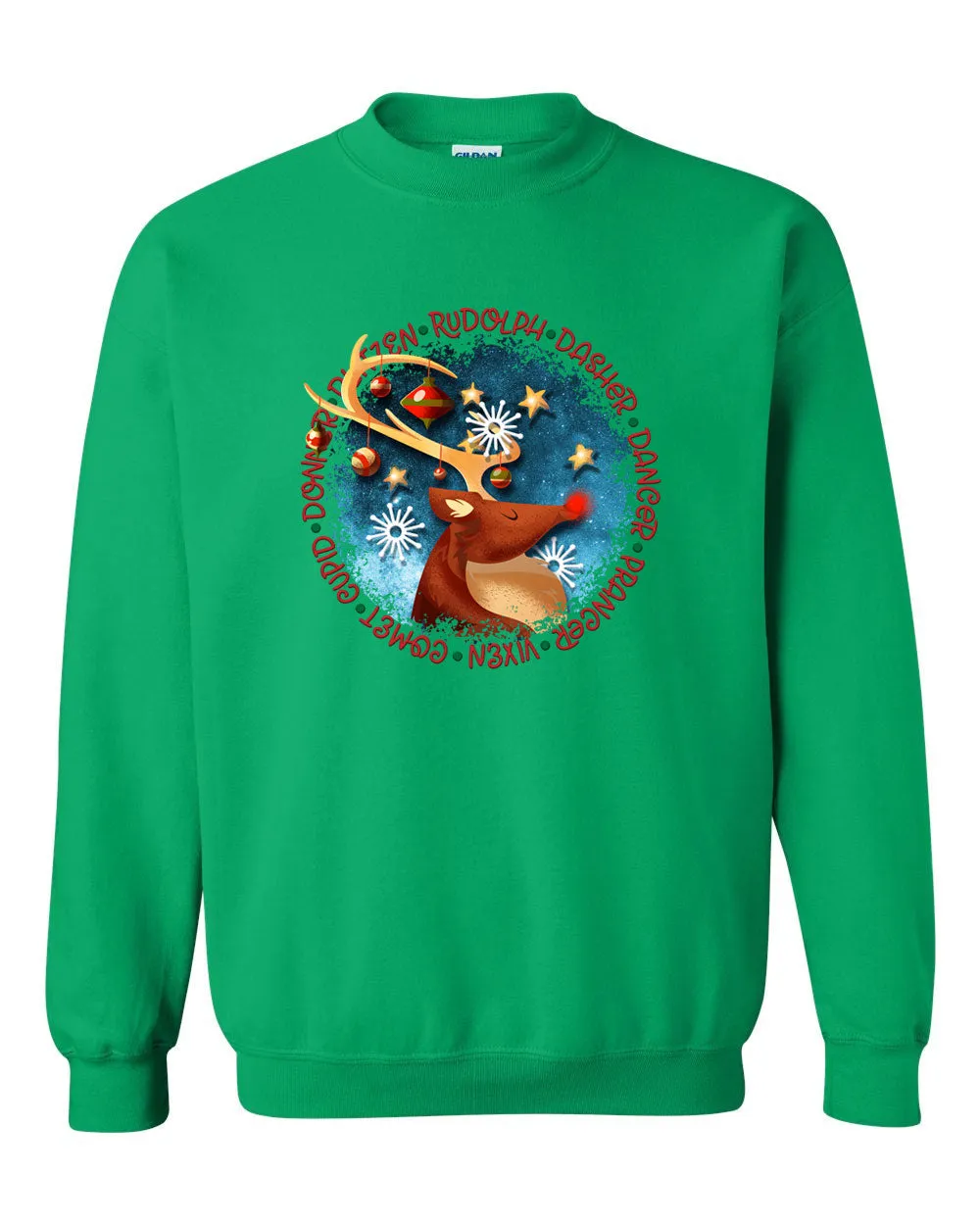 Rudolf dasher Christmas Sweatshirt