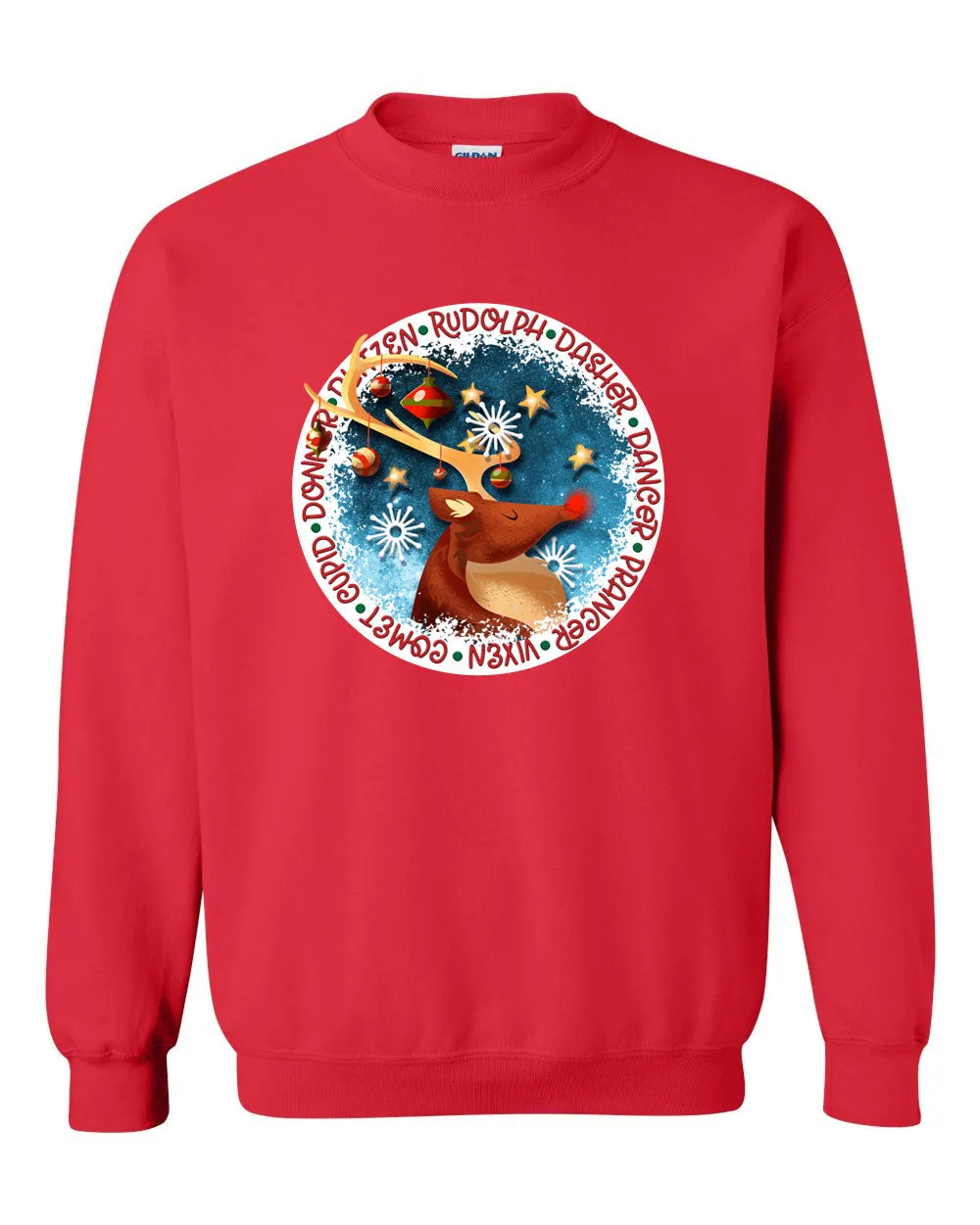 Rudolf dasher Christmas Sweatshirt