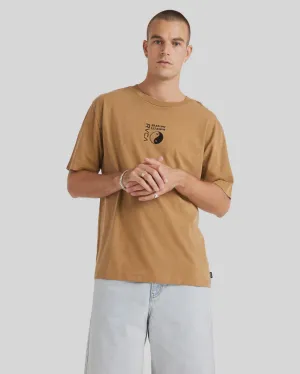 RVCA Viper VA SS Tee CAMEL