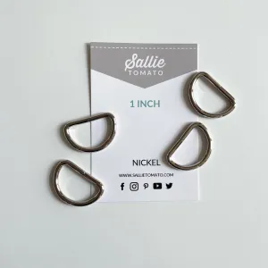 Sallie Tomato D Rings - 1"