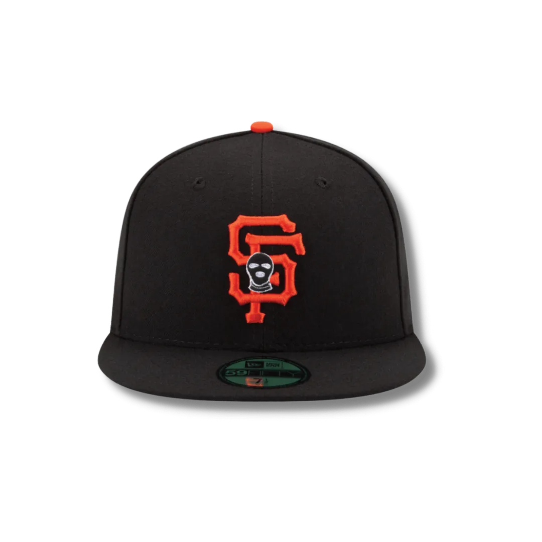San Francisco Ski Mask Baseball Fitted Hat