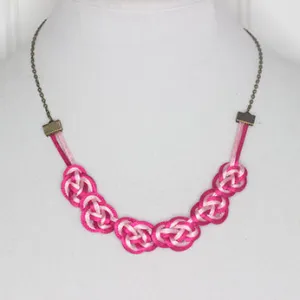 Satin cord necklaces