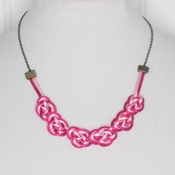 Satin cord necklaces