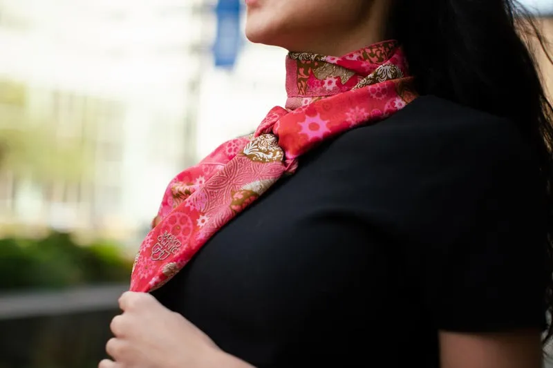 Scarves, embroidered Mayo Clinic logo