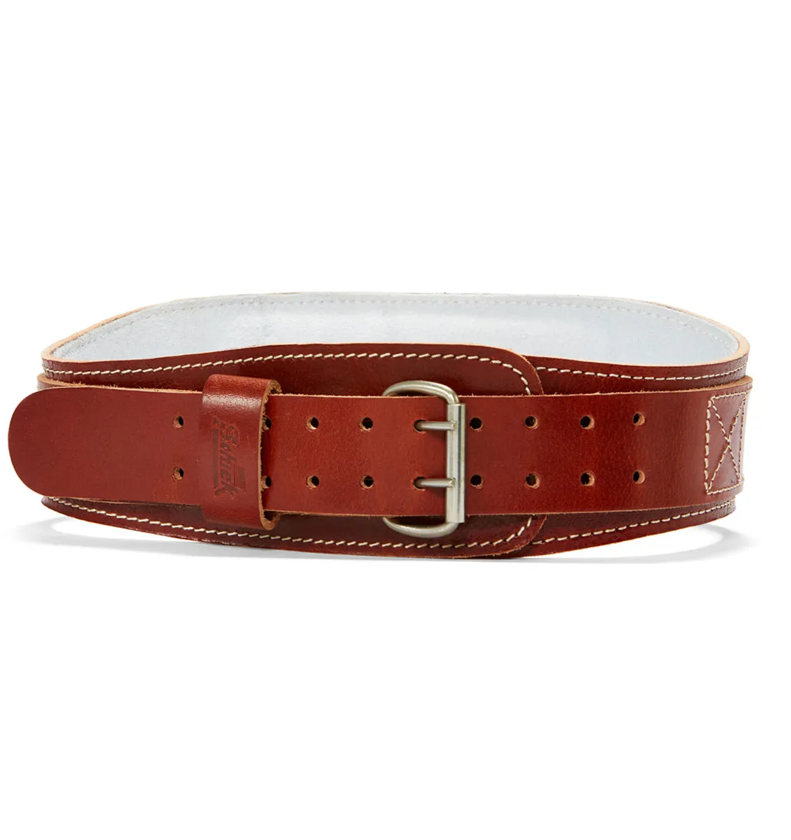 Schiek 4" Power Leather Contour Weight Lifting Belt - Natural Leather