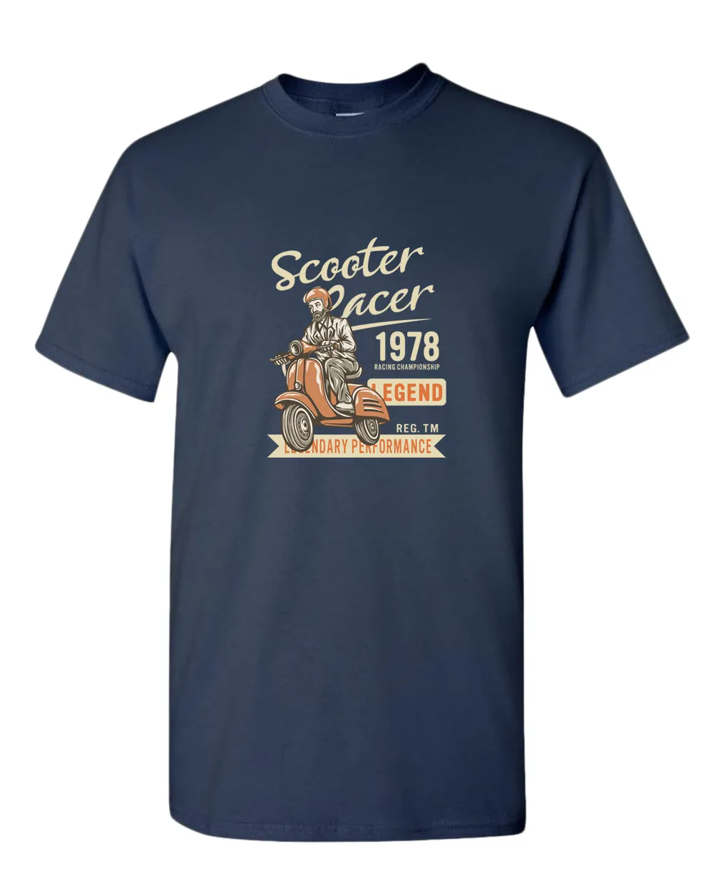Scooter racer 1978 legend motorcycle t-shirt