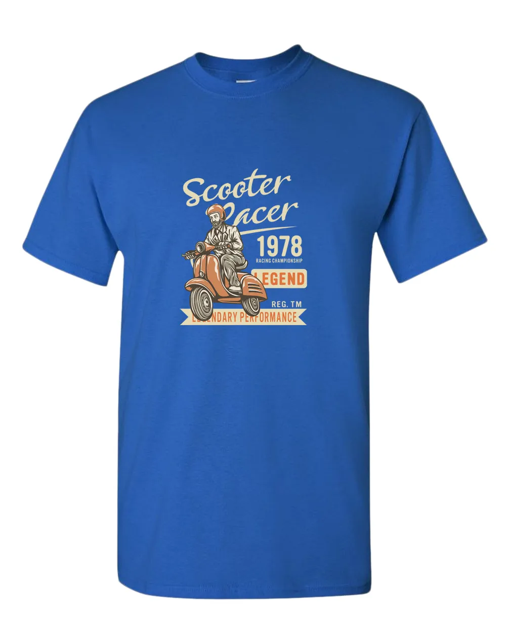 Scooter racer 1978 legend motorcycle t-shirt