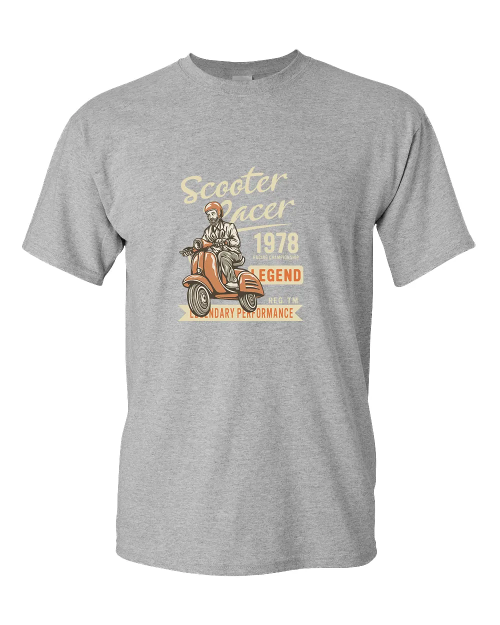 Scooter racer 1978 legend motorcycle t-shirt