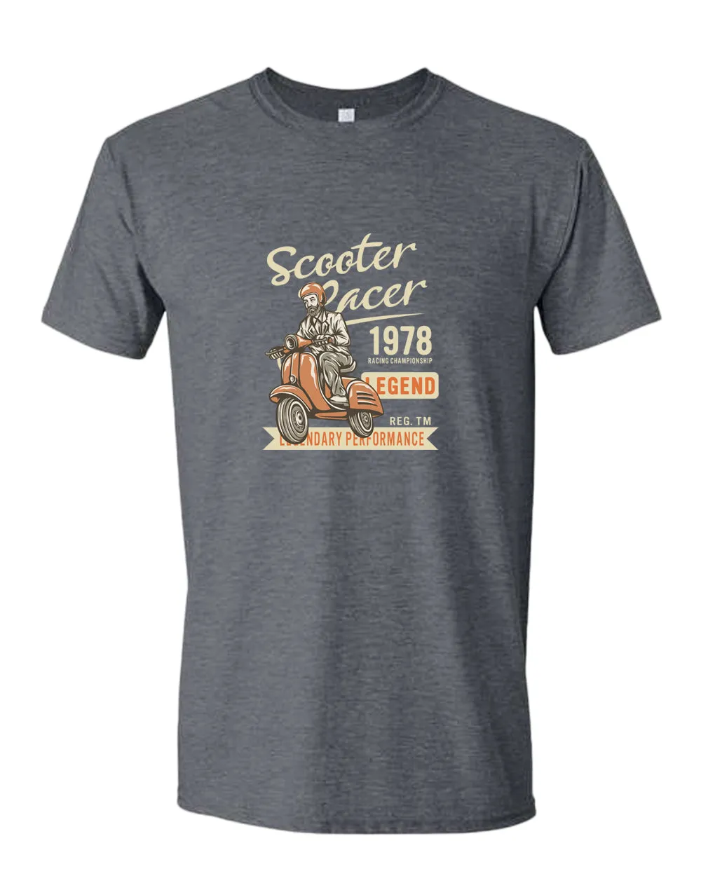 Scooter racer 1978 legend motorcycle t-shirt