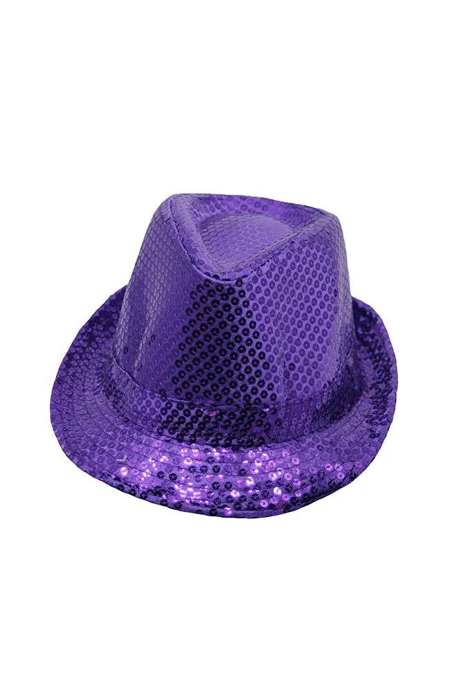Sequin Fedora Hat