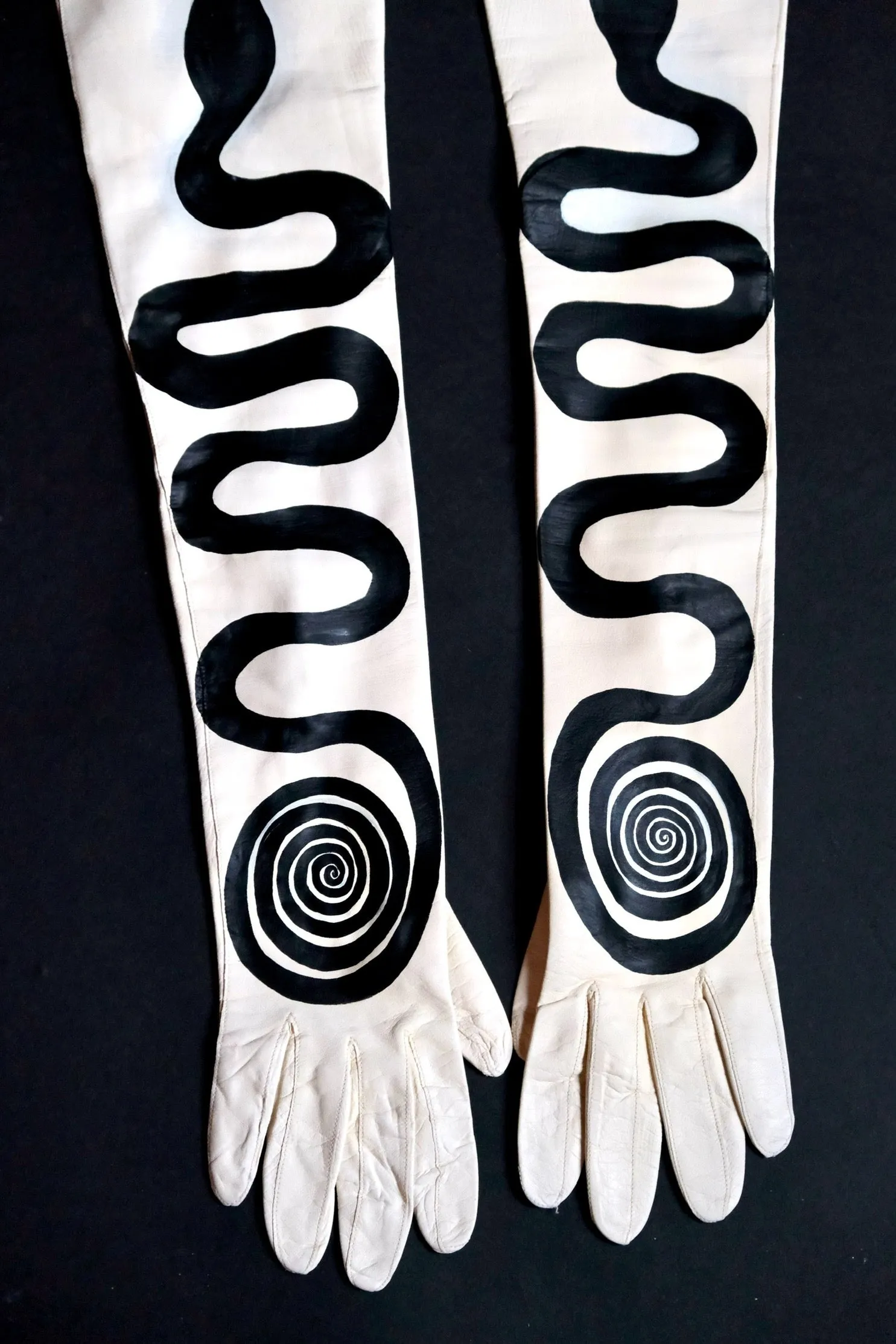Serpent Silhouette Gloves