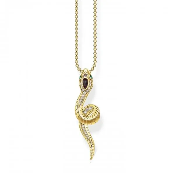 Serpents Kiss Necklace - Gold
