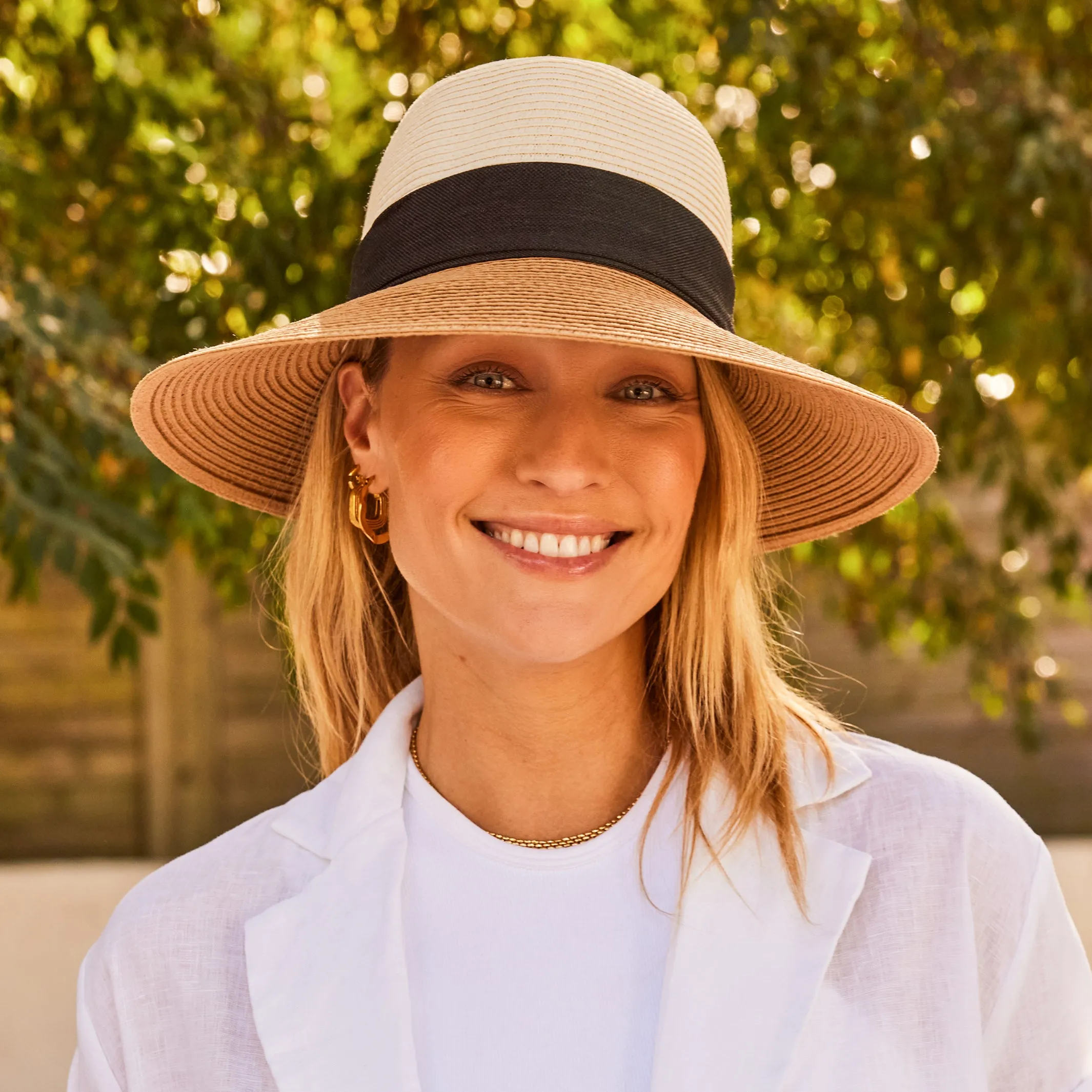 Shirley Bucket Hat - Ivory Camel