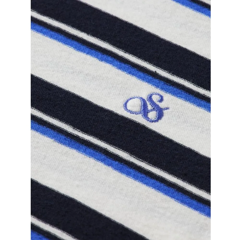 Short-Sleeved Yarn-Dyed Stripe Tee