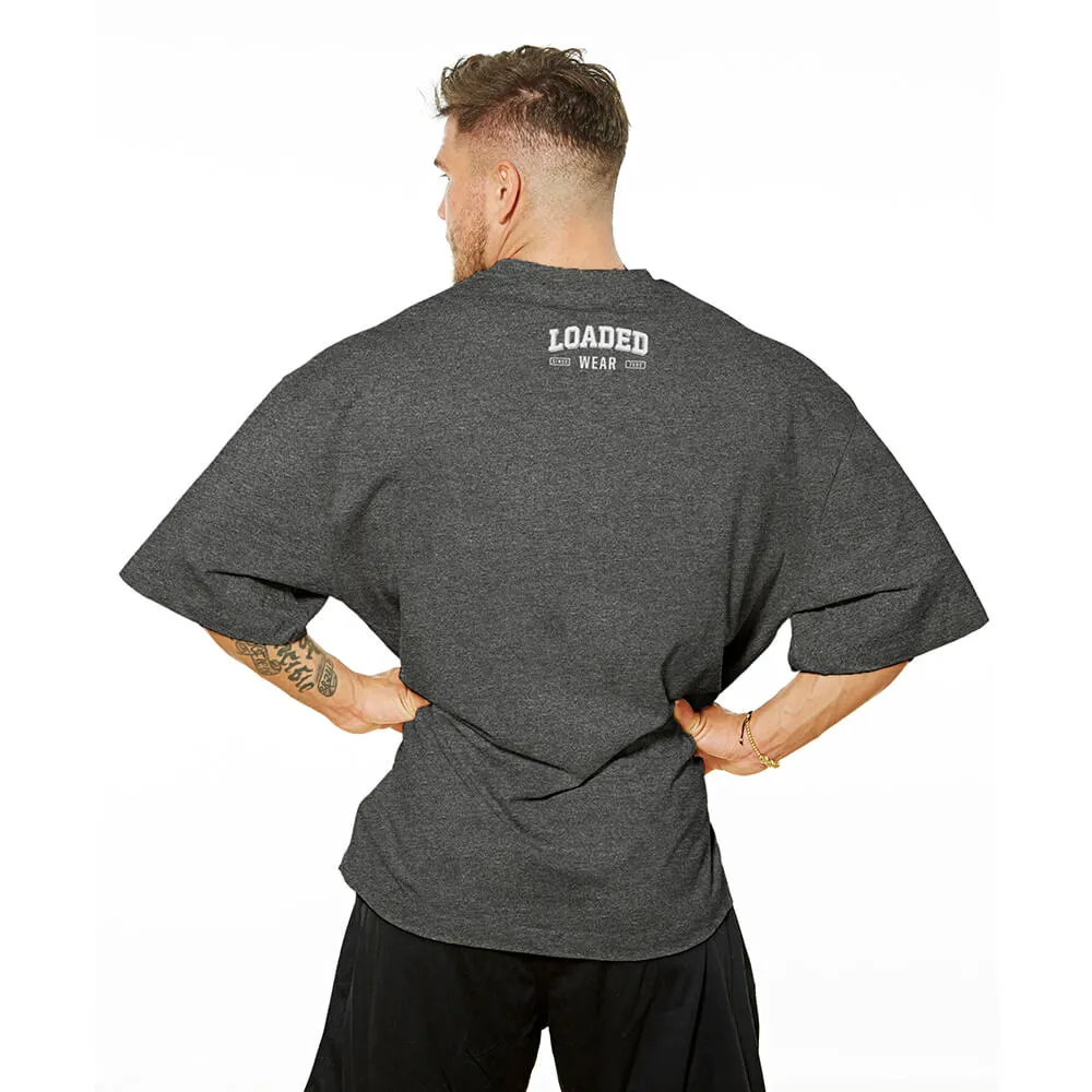 Shut The Fuck Up Oversize Tee - Charcoal