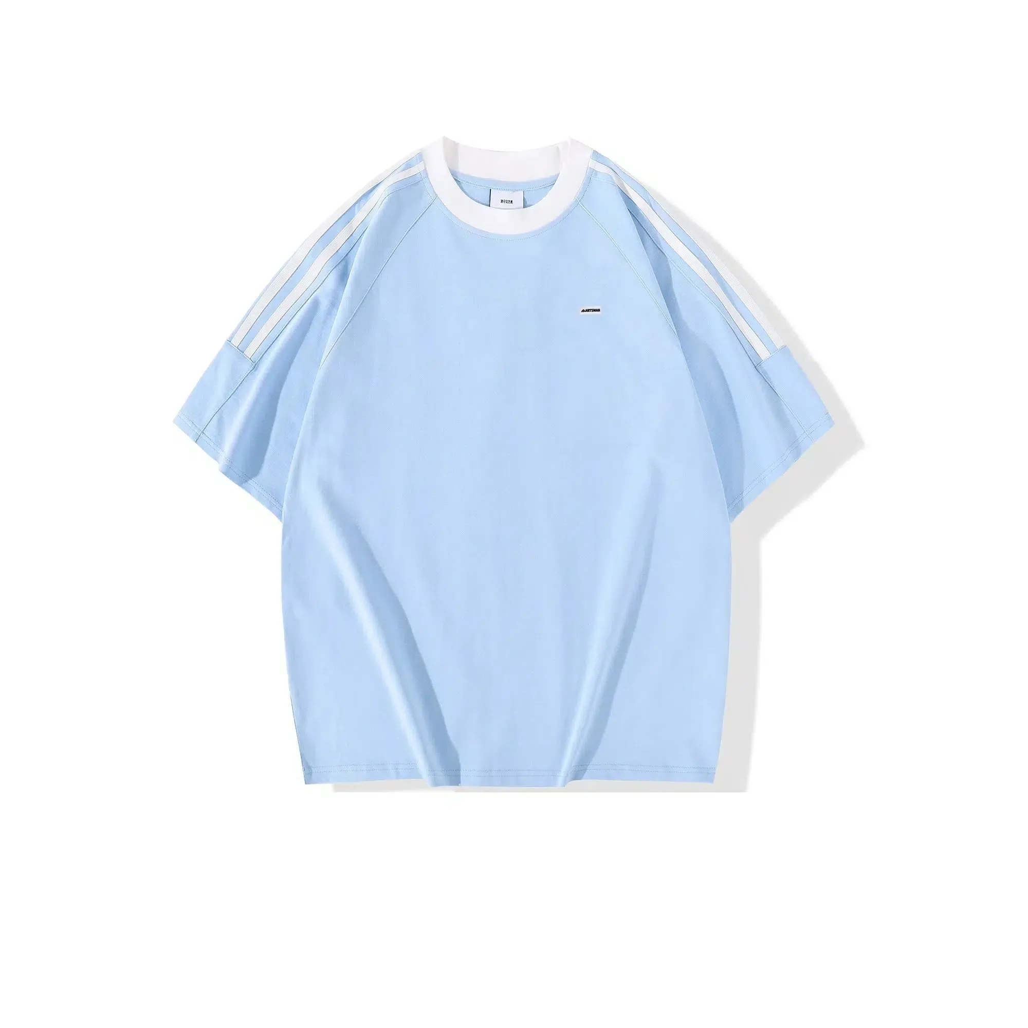 Side Striped Short-sleeved T-shirt