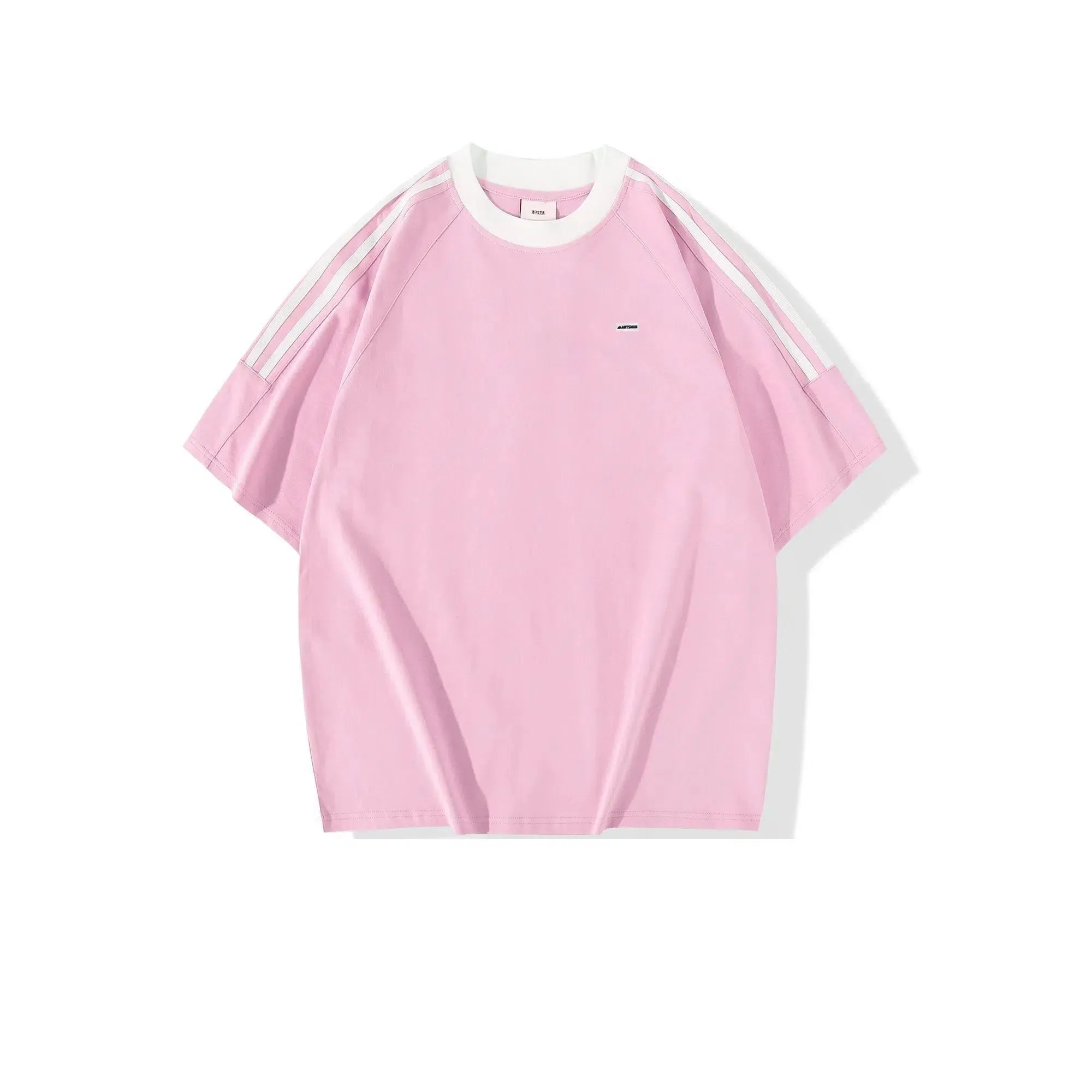Side Striped Short-sleeved T-shirt