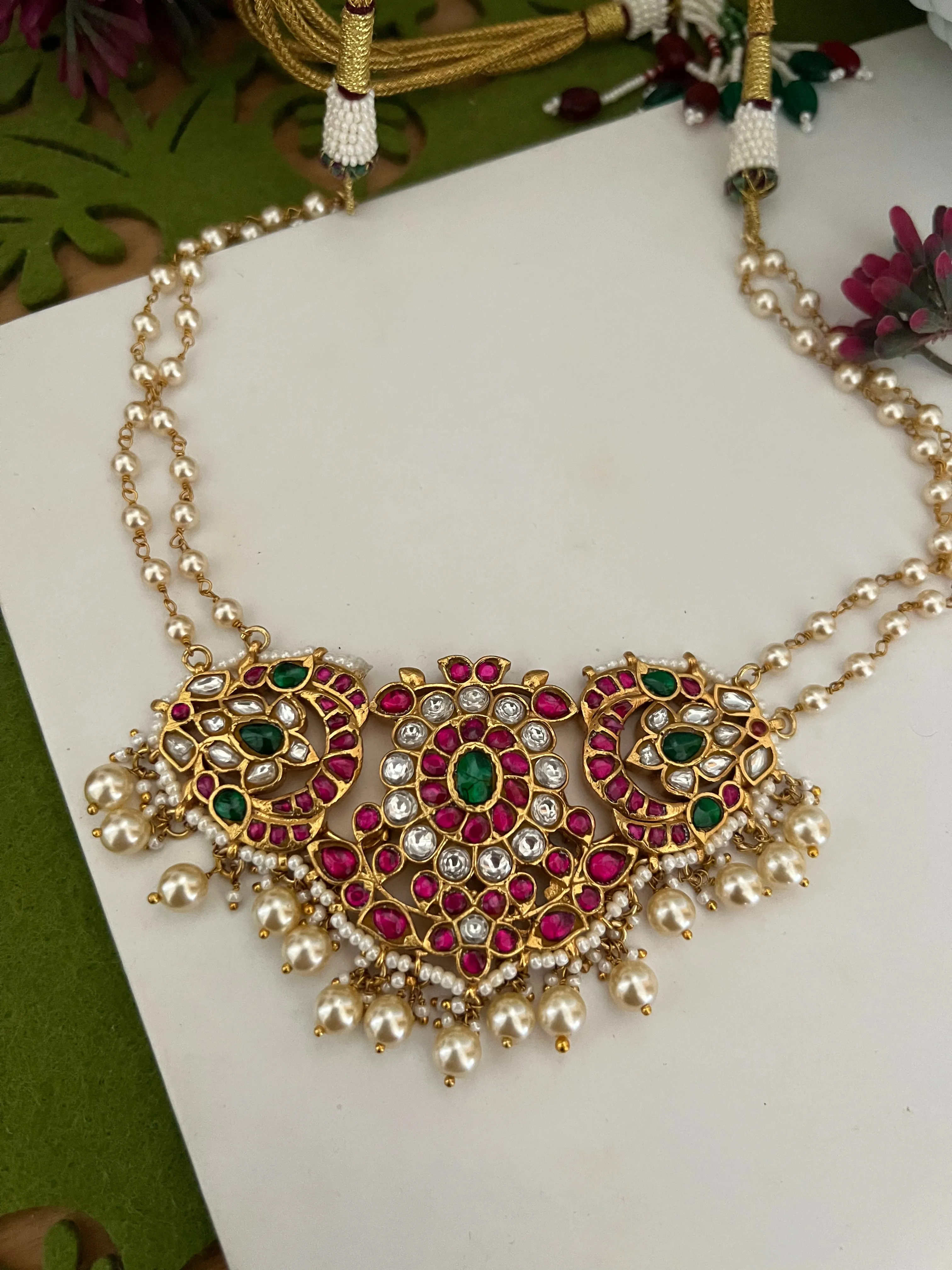 Signature Kempu Choker Necklace