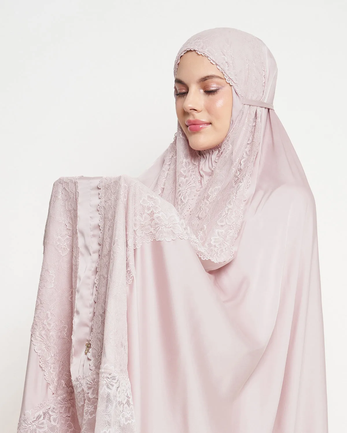 Signature Lace Prayer Set - Mauve