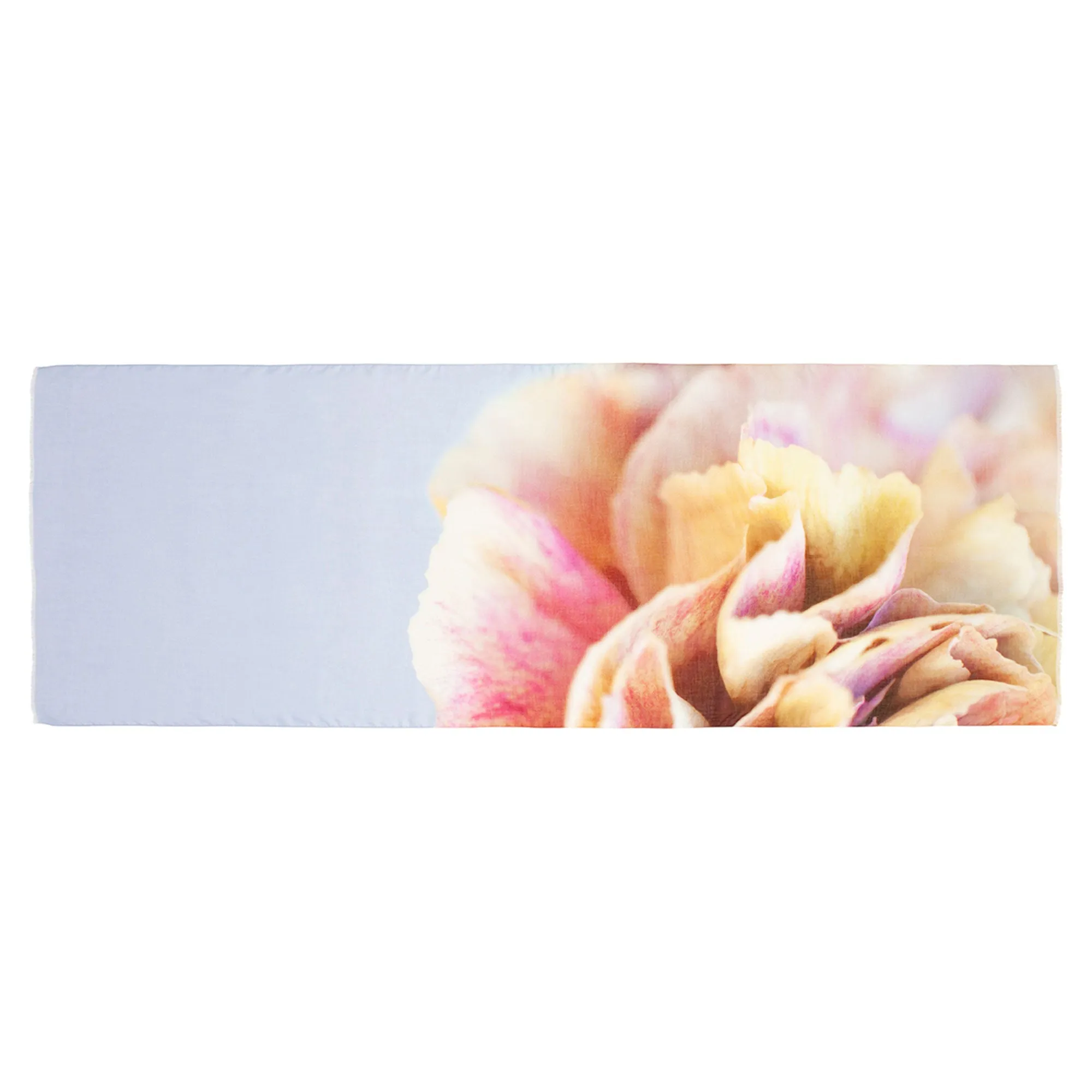 Silk Flowers Stole Scarf