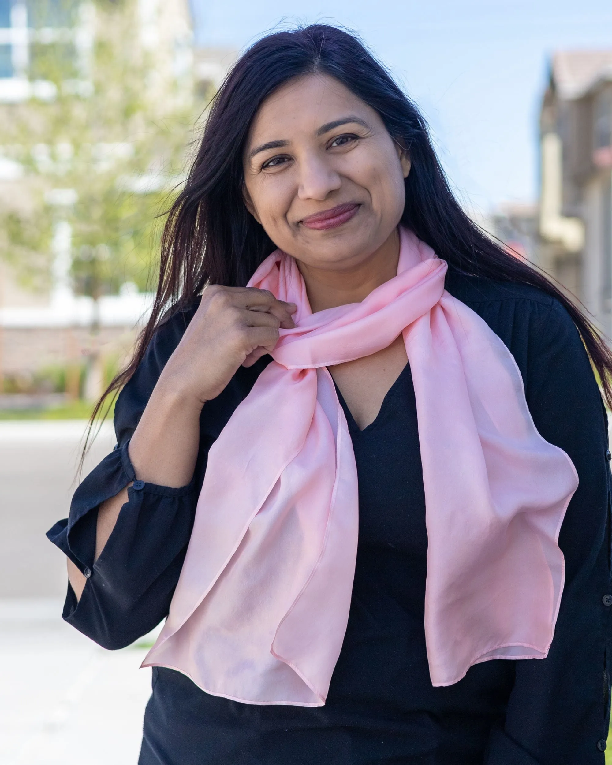 Silk Rectangle Scarves