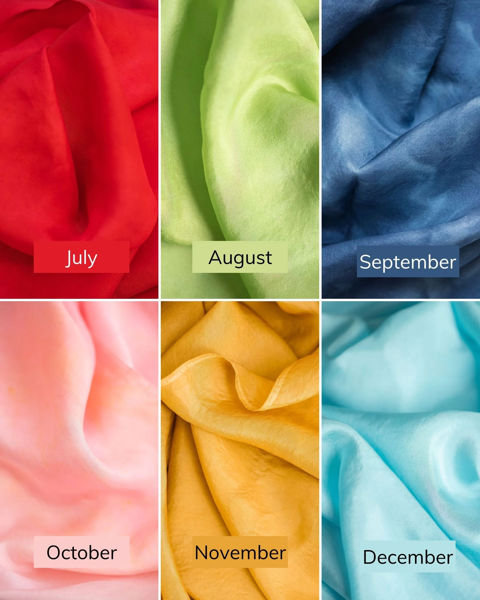 Silk Rectangle Scarves