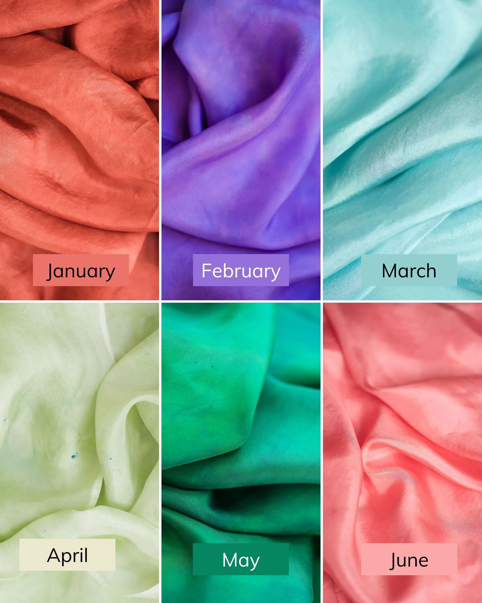 Silk Rectangle Scarves