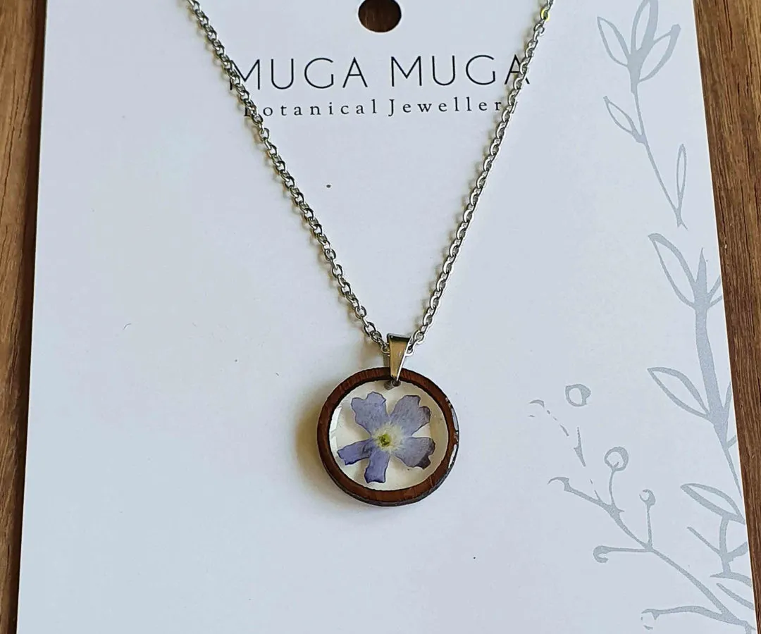 Silver Botanical Necklaces