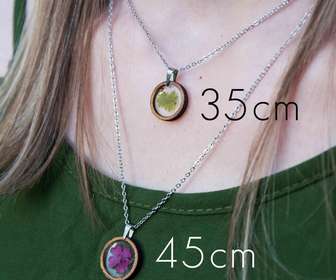 Silver Botanical Necklaces