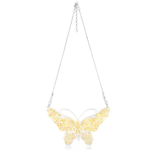 SILVER BUTTERFLY  NECKLACES #181YL1501 (8F9)