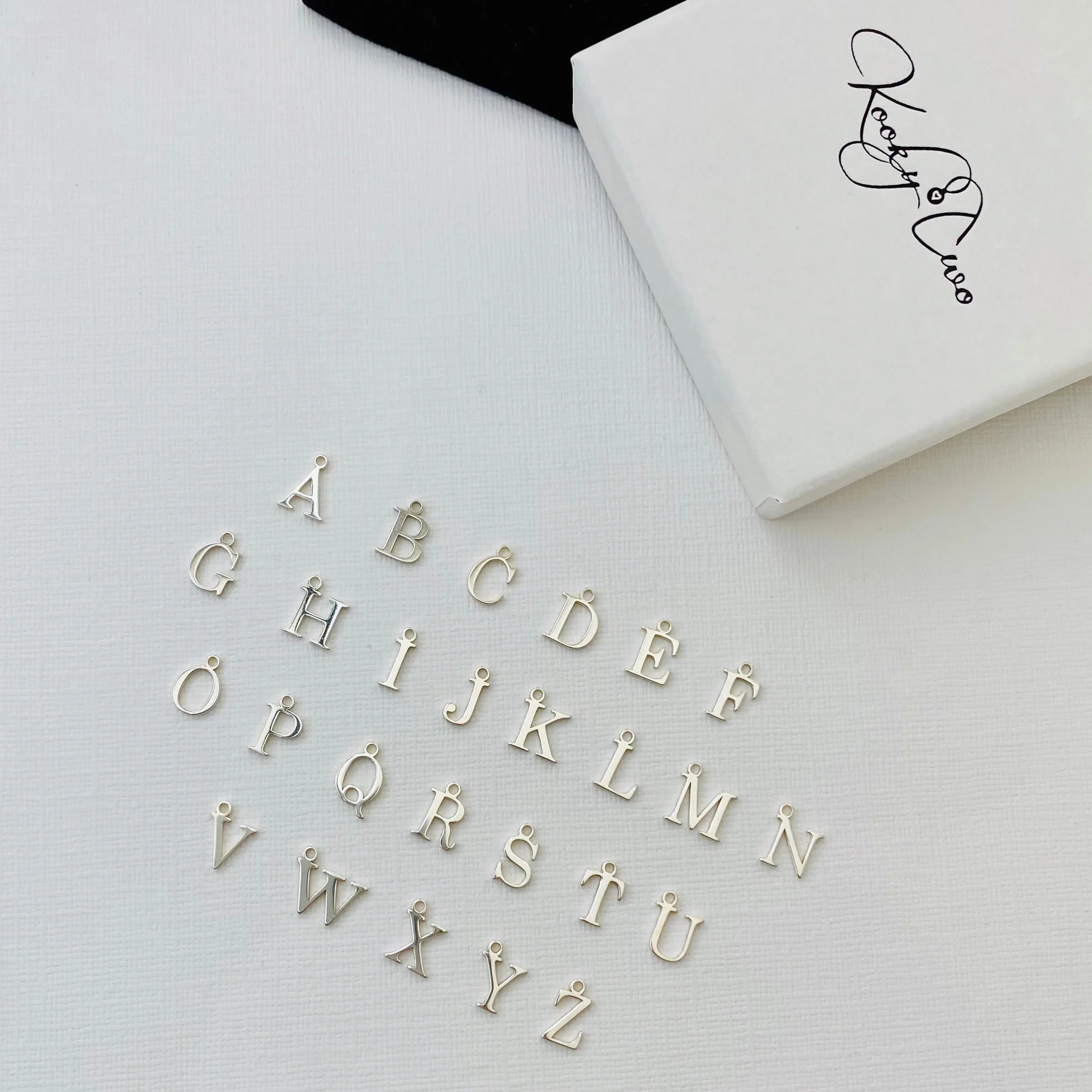 Silver Initial Necklace