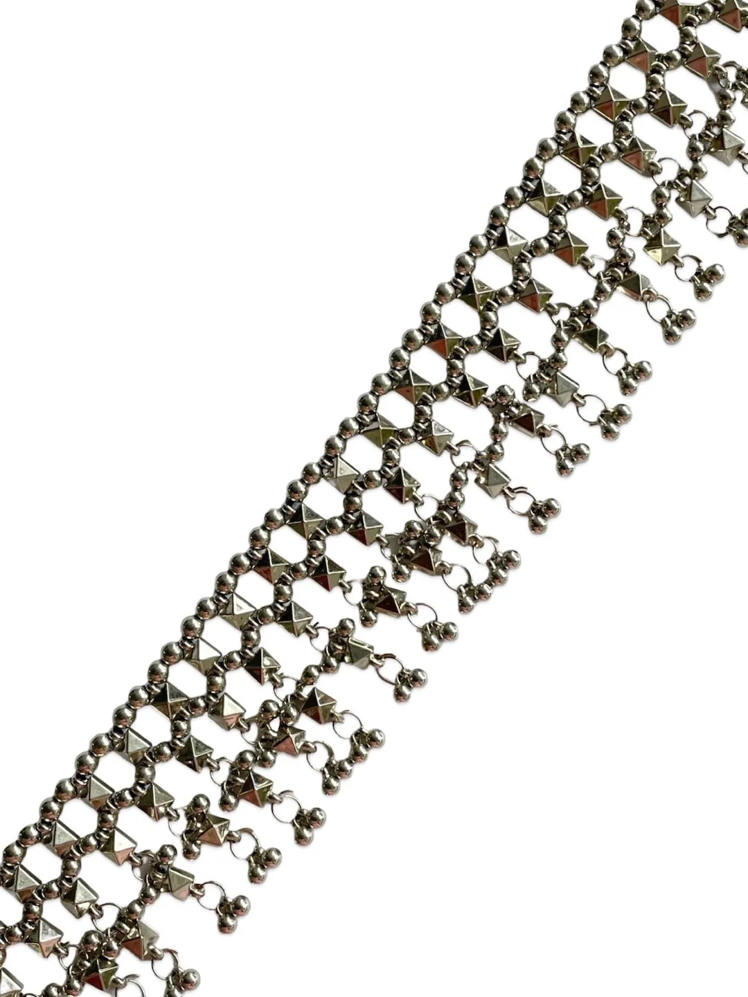 Silver Kamarbandh Ghungroo Design