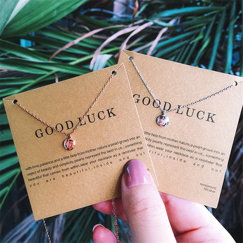 Silver Plated Golden Silver Lucky Pendant