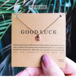 Silver Plated Golden Silver Lucky Pendant