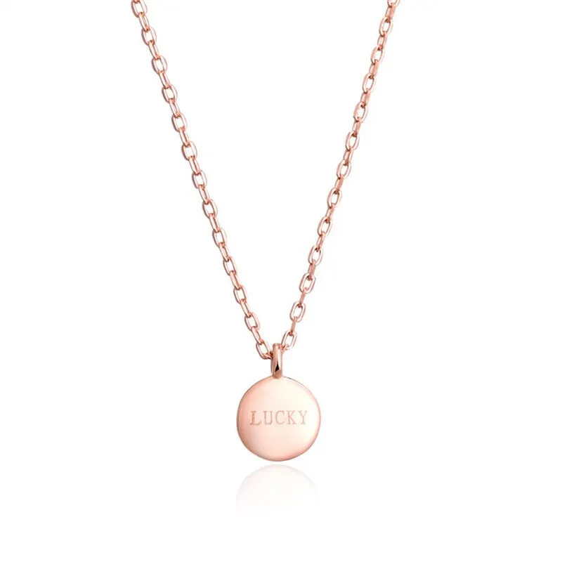 Silver Plated Golden Silver Lucky Pendant