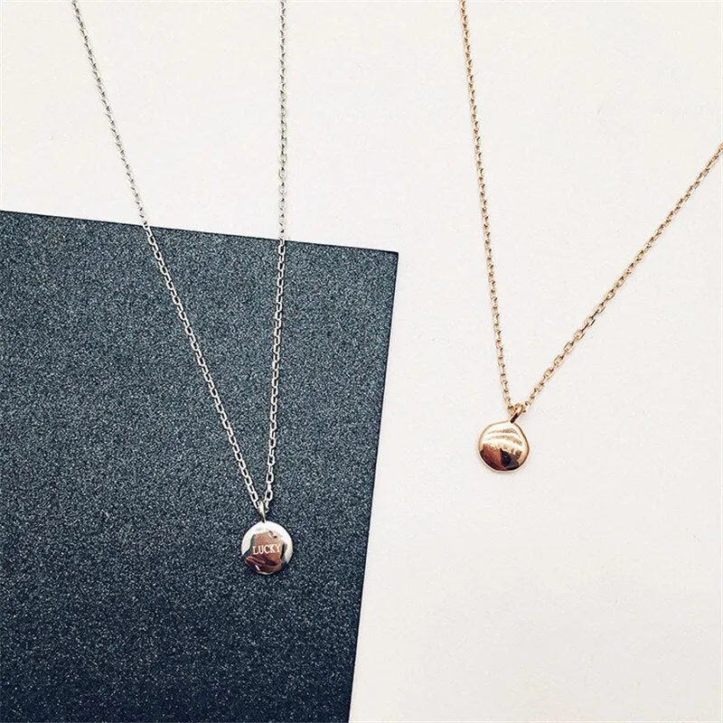 Silver Plated Golden Silver Lucky Pendant
