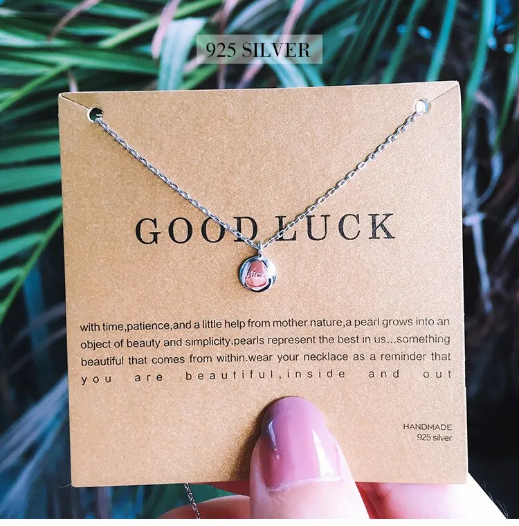 Silver Plated Golden Silver Lucky Pendant