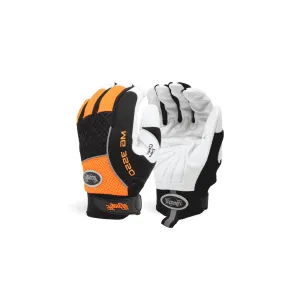 Single Pair - Perfect-Grip Orange Premium Goatskin Mechanic Glove