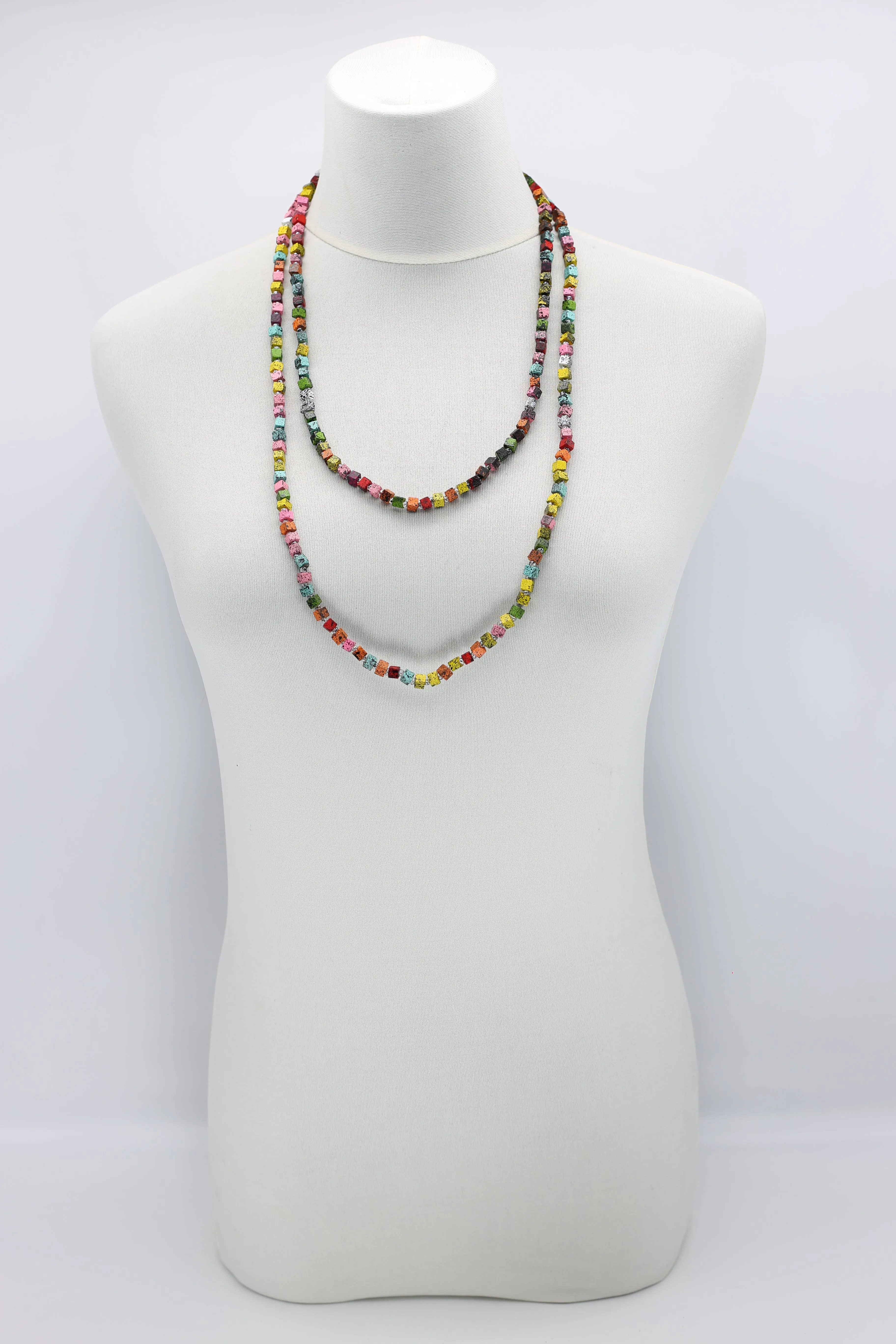 SINGLE STRAND PASHMINA NECKLACES - HAND PAINTED