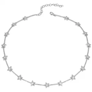 SIRIUS STAR DIAMOND CHOKER NECKLACE