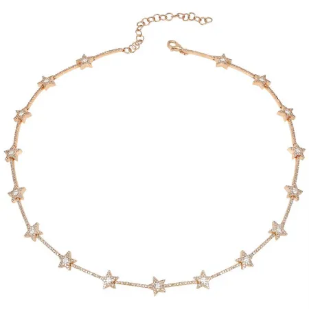 SIRIUS STAR DIAMOND CHOKER NECKLACE