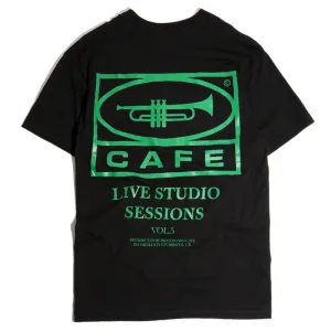 Skateboard Cafe 45 T-Shirt | Black & Green