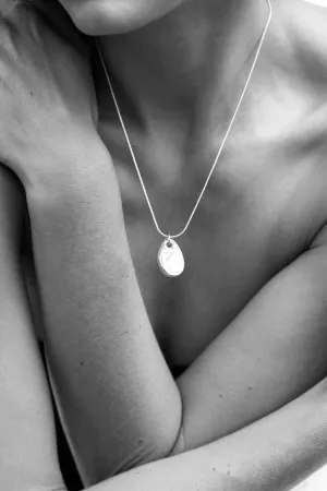 Small Pebble Pendant Necklace