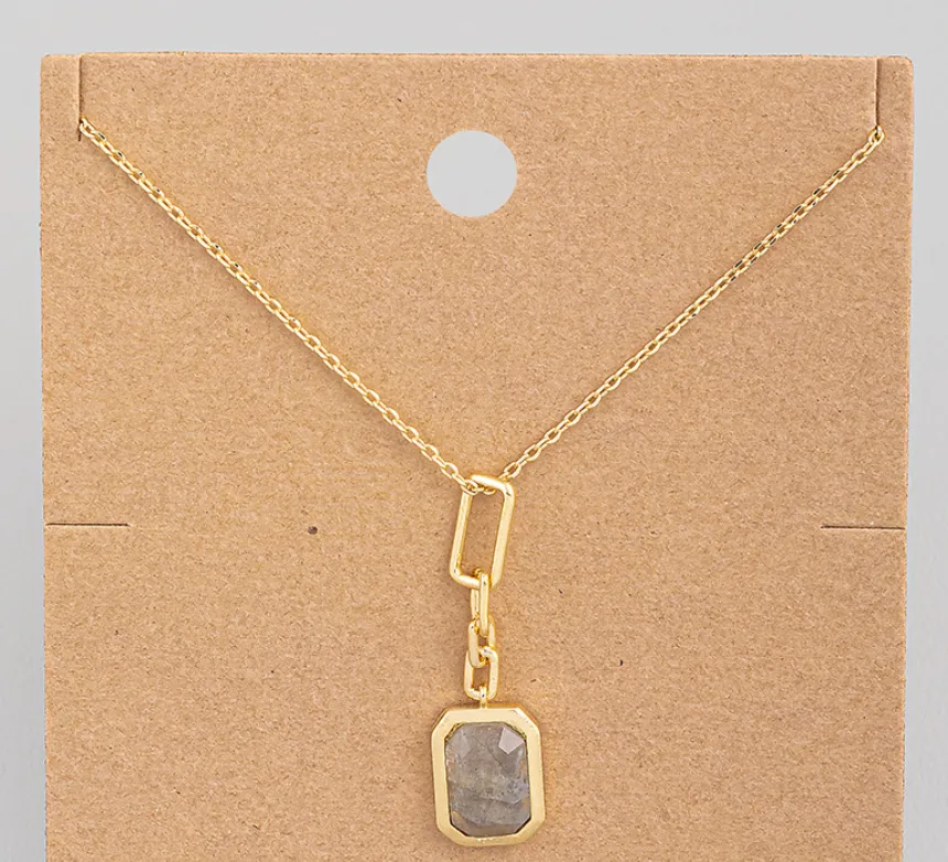 Smokey Pendant Necklace