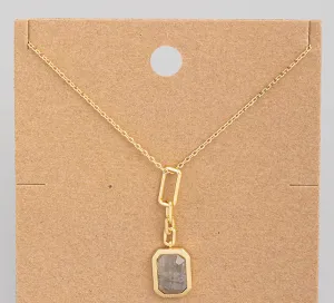 Smokey Pendant Necklace