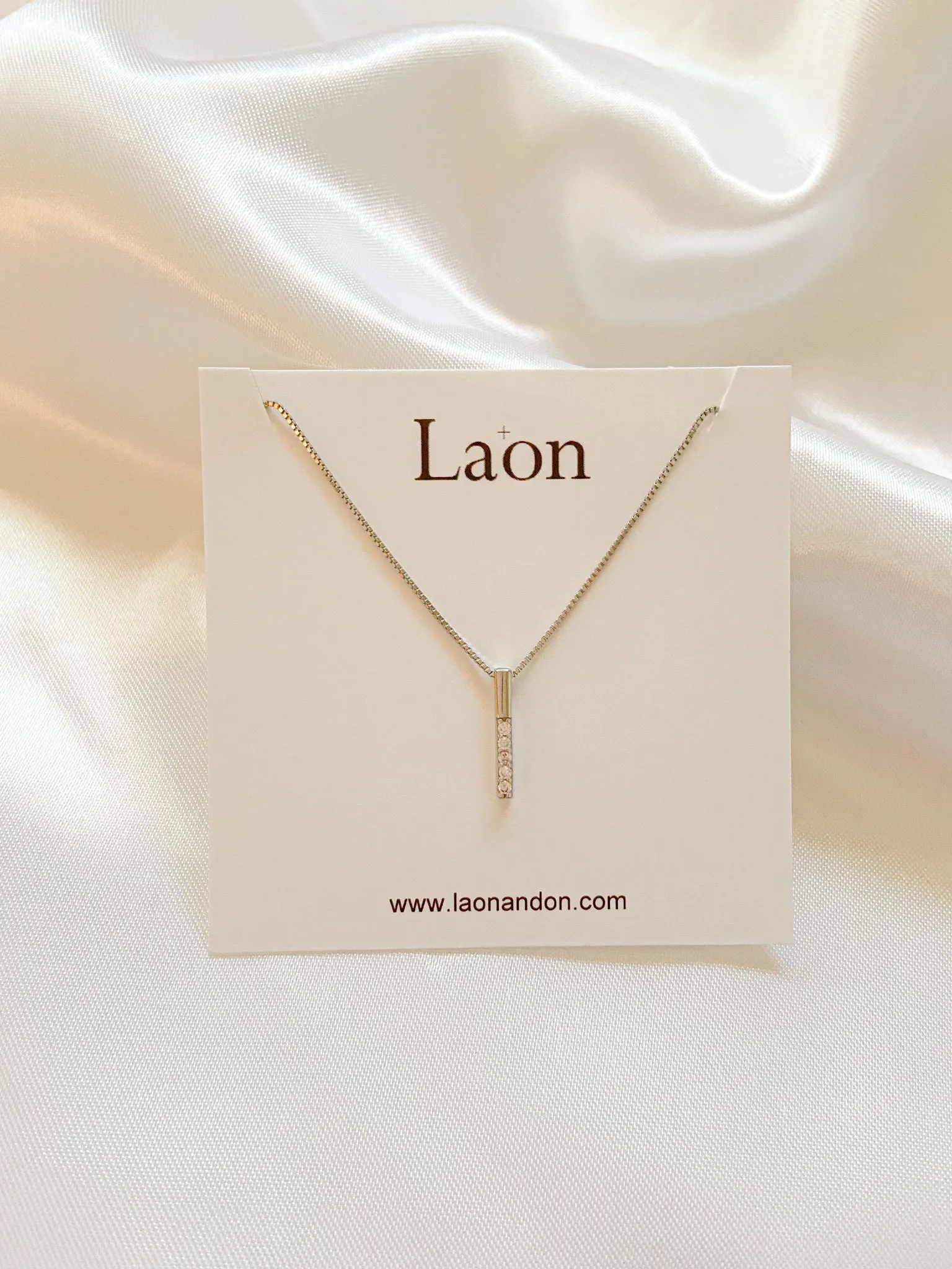 Snowdrop Necklace - Silver