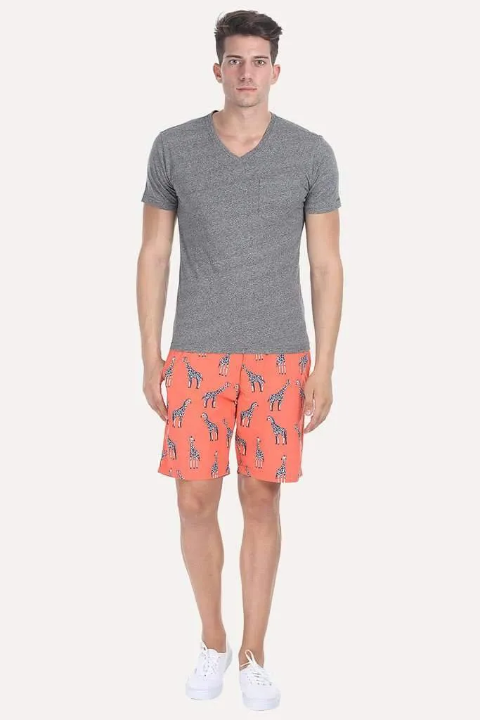 Solid Soft Heather V Neck Tee